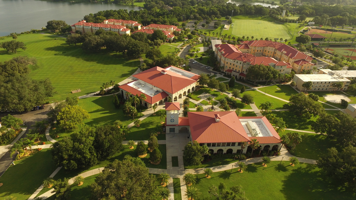 Aerial view of Saint Leo University